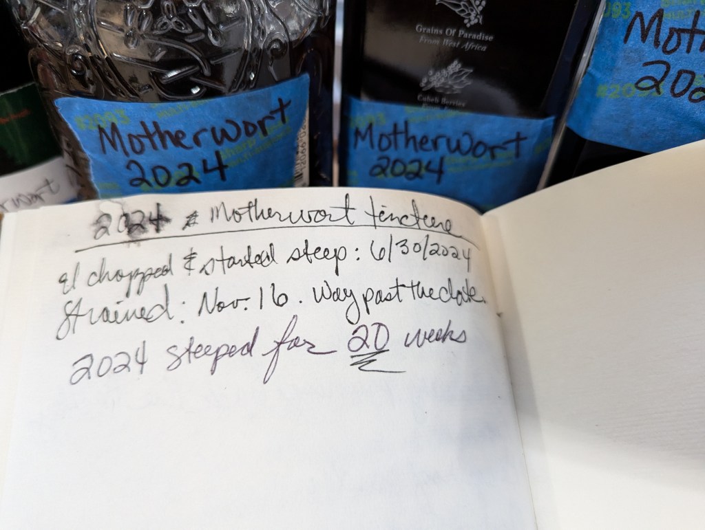 2024 motherwort tincture